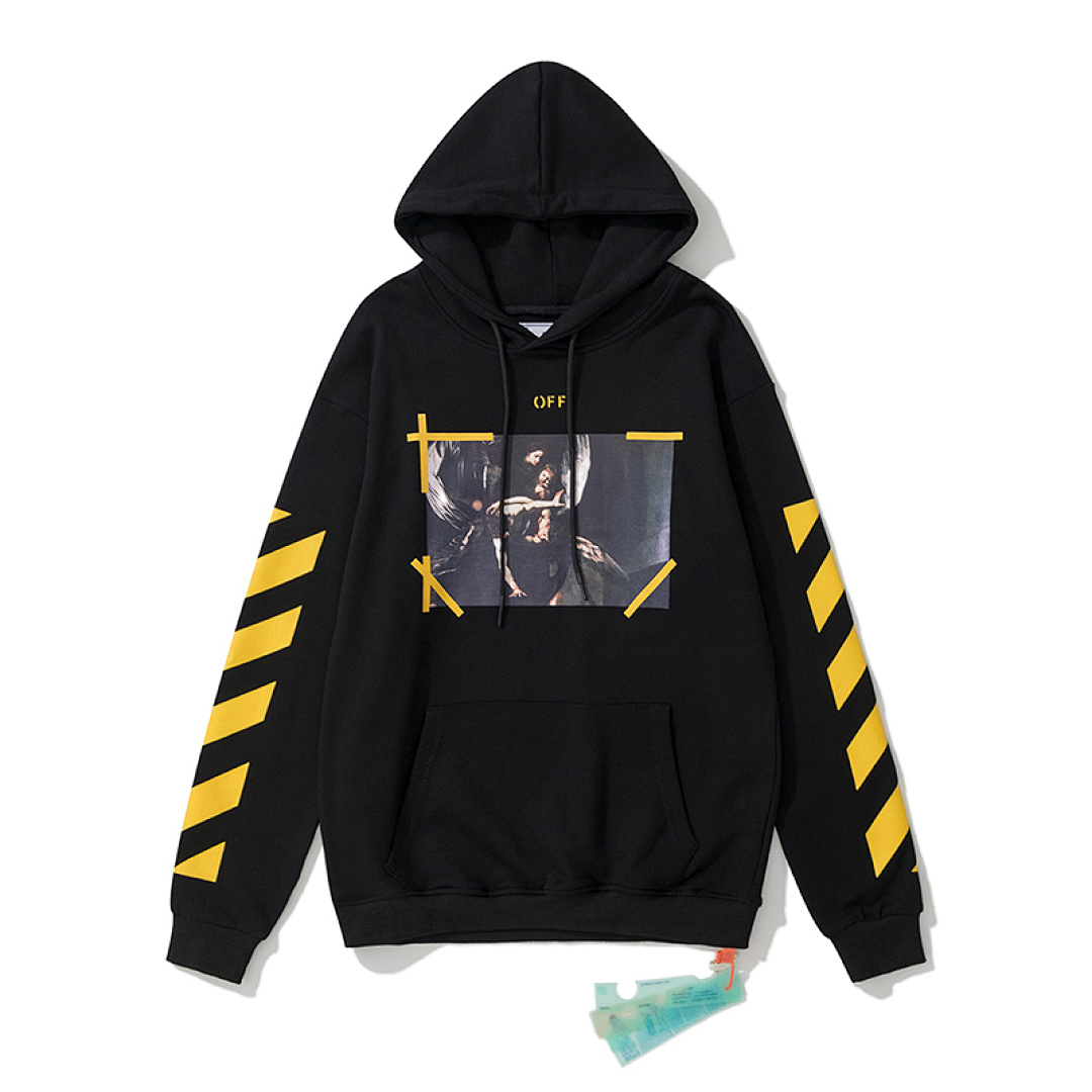 Off-White 119 OFF-WHITE (WHITE HOODIE) - Image 3
