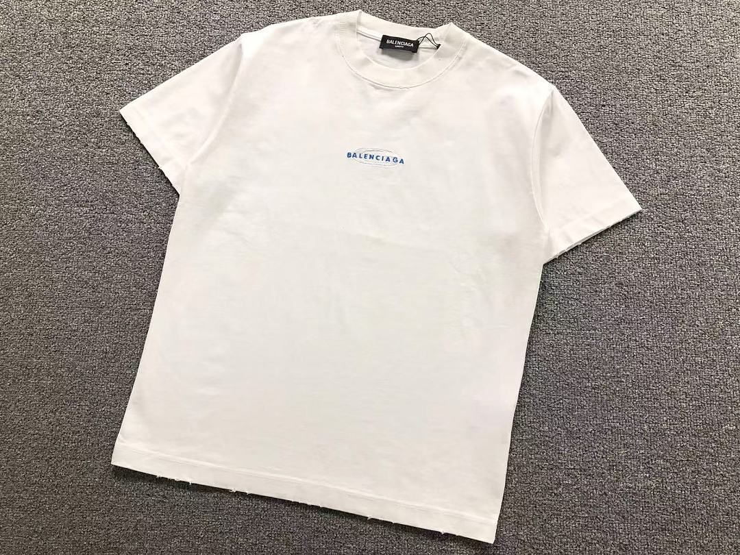 Balenciaga 125 B⭐L⭐⭐⭐IA⭐A T-SHIRT 5208240481 (Im 170Cm 60Kg I Wear Size S In The Phot) - Image 7