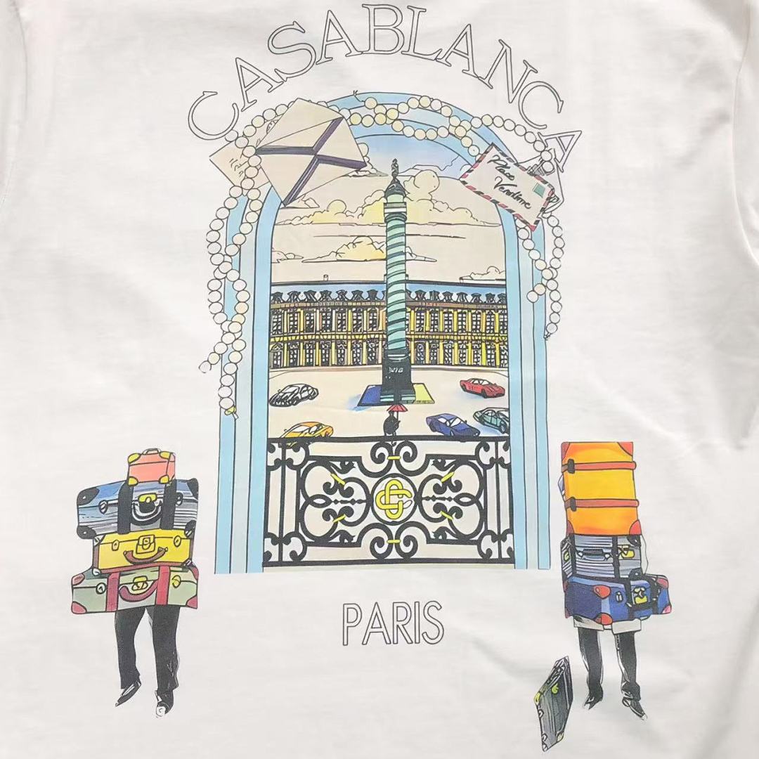 Casablanca 85 CASABLANCA T-SHIRT 1106250232 (Im 170Cm 60Kg I Wear Size M In The Phot) - Image 9