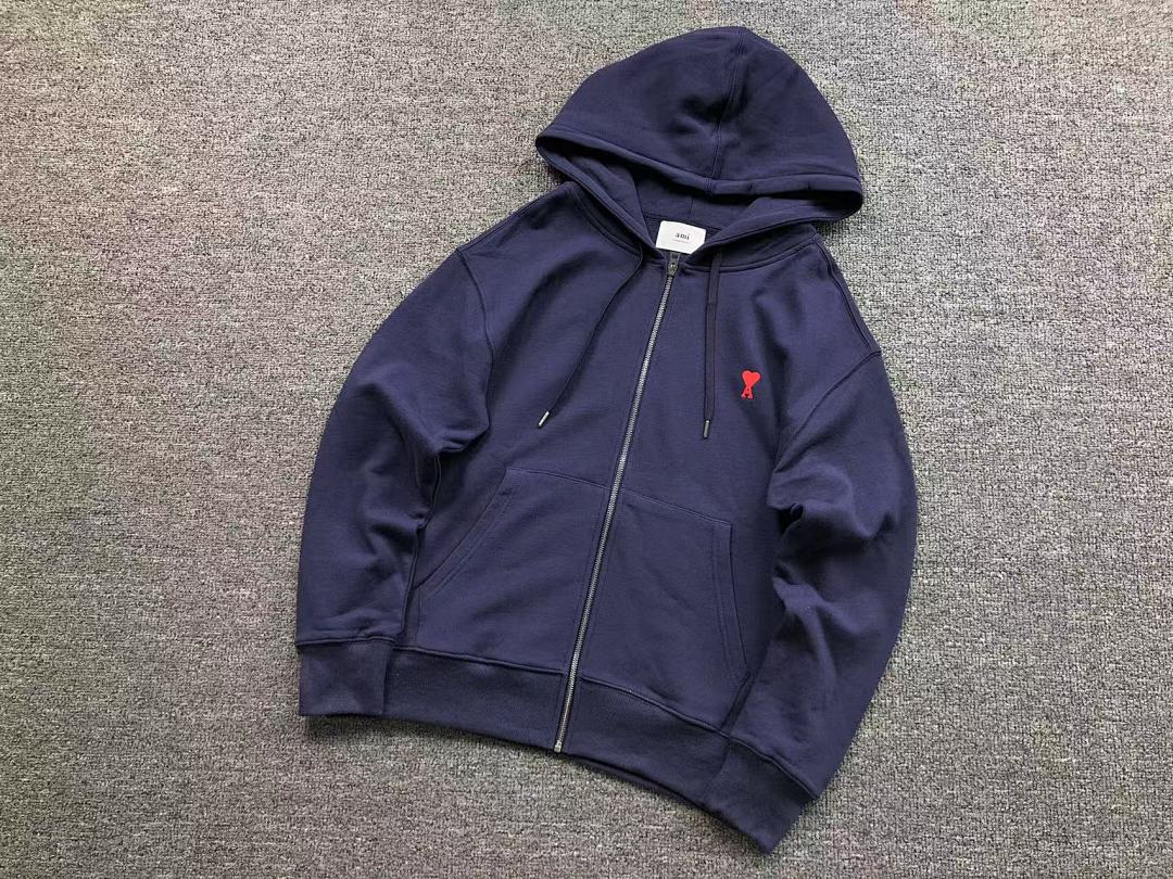 AMI 125 AMI HOODIE 57281688 (Im 170Cm 60Kg I Wear Size M In The Phot) - Image 12