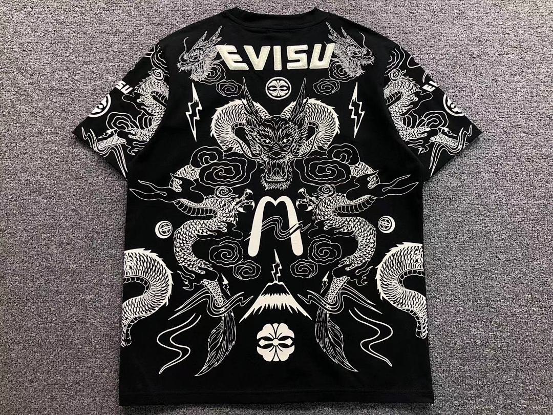 Evisu 125 EVISU T-SHIRT 4204020377 (Im 170Cm 60Kg I Wear Size M In The Phot) - Image 5