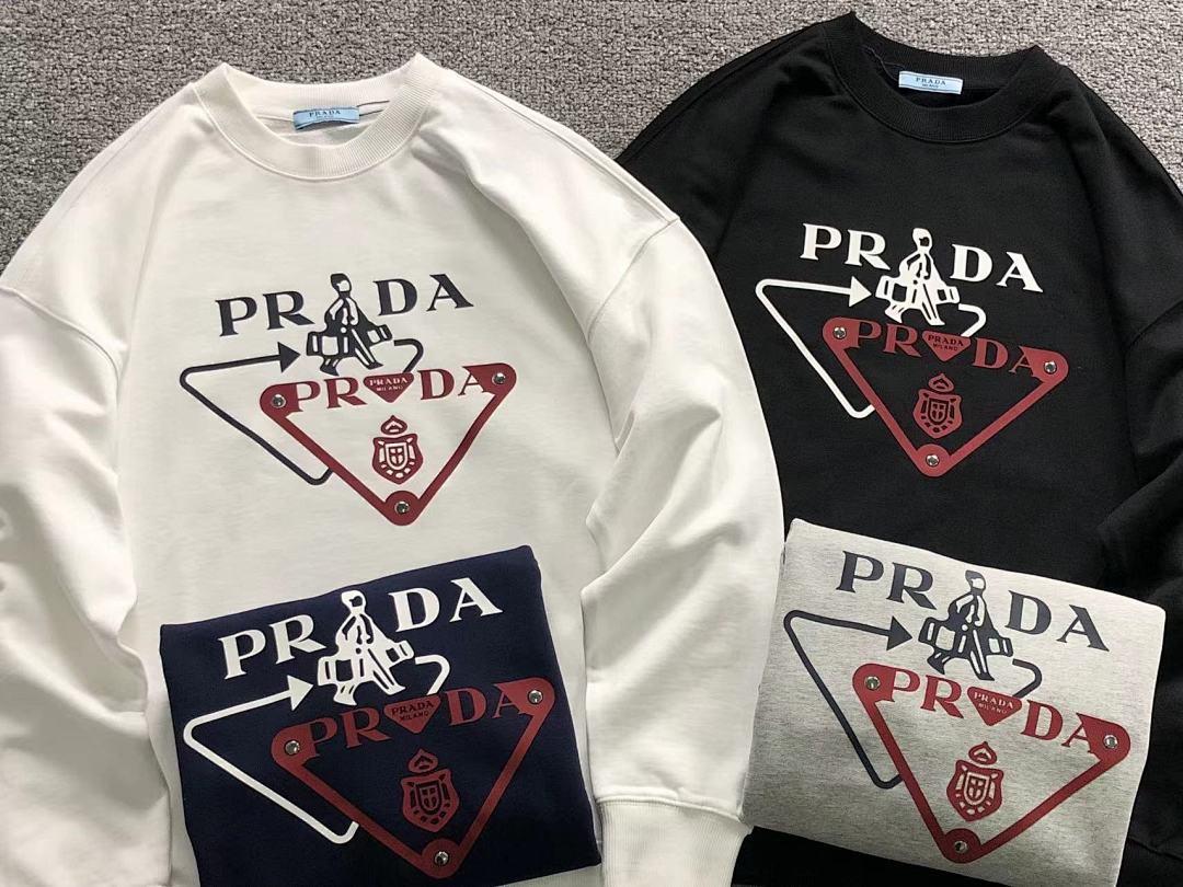 Prada 165 P⭐A⭐A HOODIE 5111412147 (Im 170Cm 60Kg I Wear Size M In The Phot) - Image 6