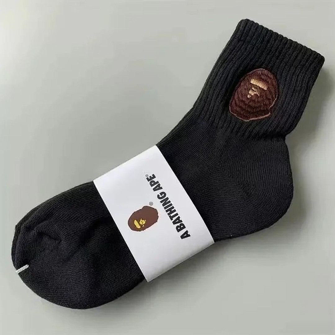 Other B.A.P.E Embroidered-Label Cotton Mid-Barrel Heavy Fashion Sports Stockings - Image 19