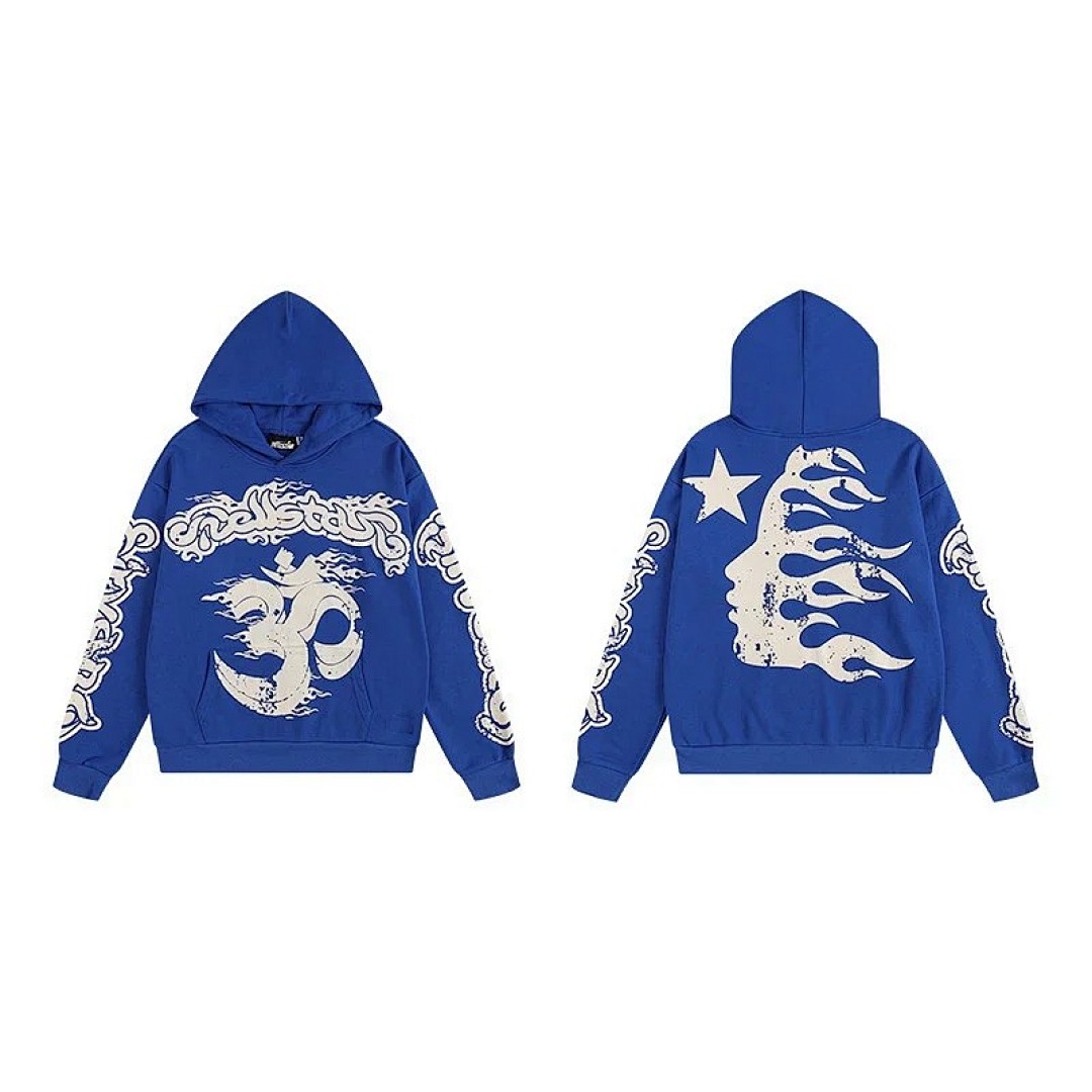 Christian Louboutin H,S Retro Letter Print Hooded Sweatshirt - Image 46