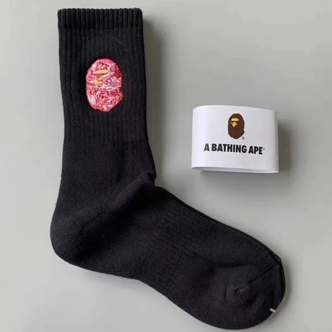 Other B.A.P.E Embroidered-Label Cotton Mid-Barrel Heavy Fashion Sports Stockings - Image 27