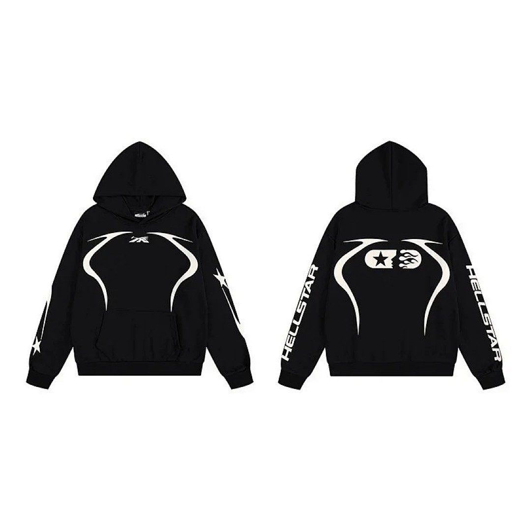 Christian Louboutin H,S Retro Letter Print Hooded Sweatshirt - Image 40