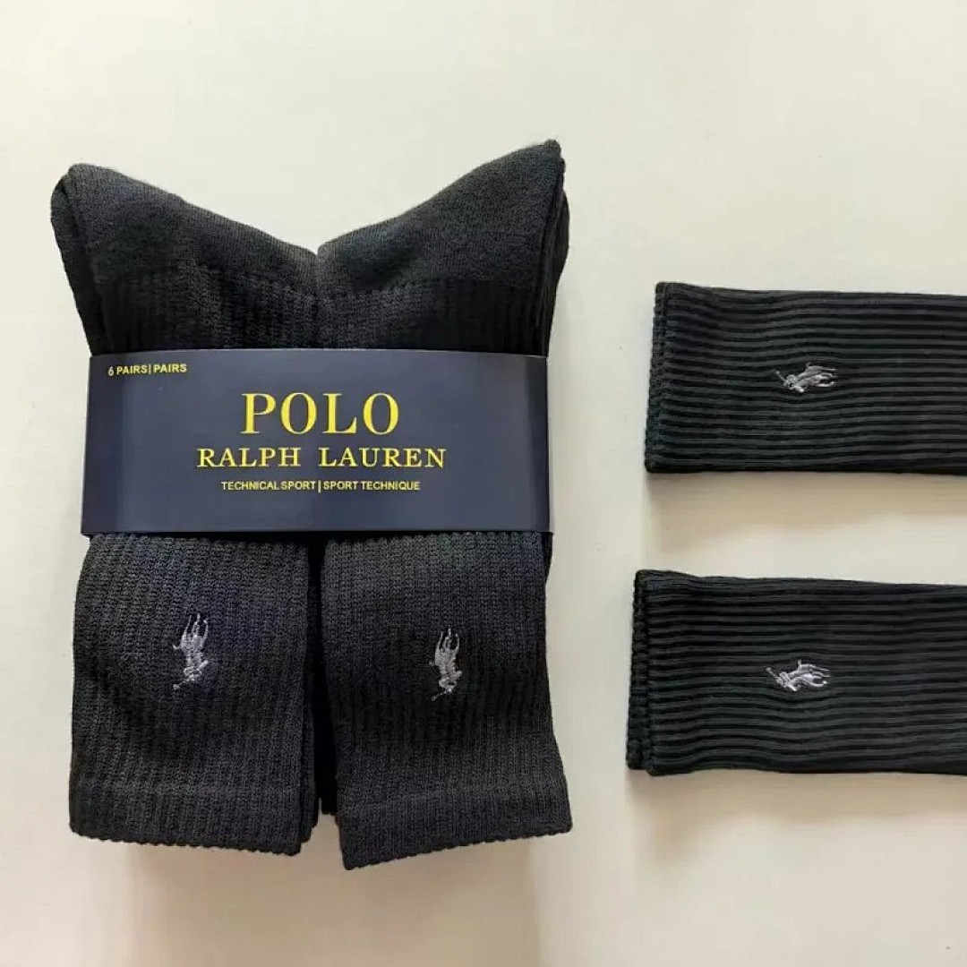 Other P,O.L.O 6 Pairs Quick-Drying Cotton Socks - Image 5
