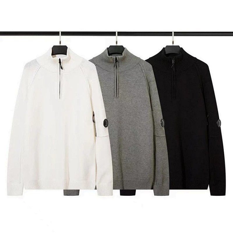 Christian Louboutin C,P Stand-Up Collar Zipper Long-Sleeved Men's And Women's Knitwear, photo 1