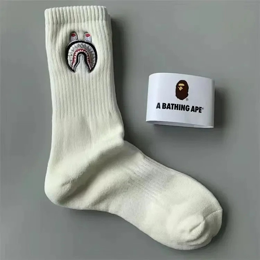 Other B.A.P.E Embroidered-Label Cotton Mid-Barrel Heavy Fashion Sports Stockings - Image 30