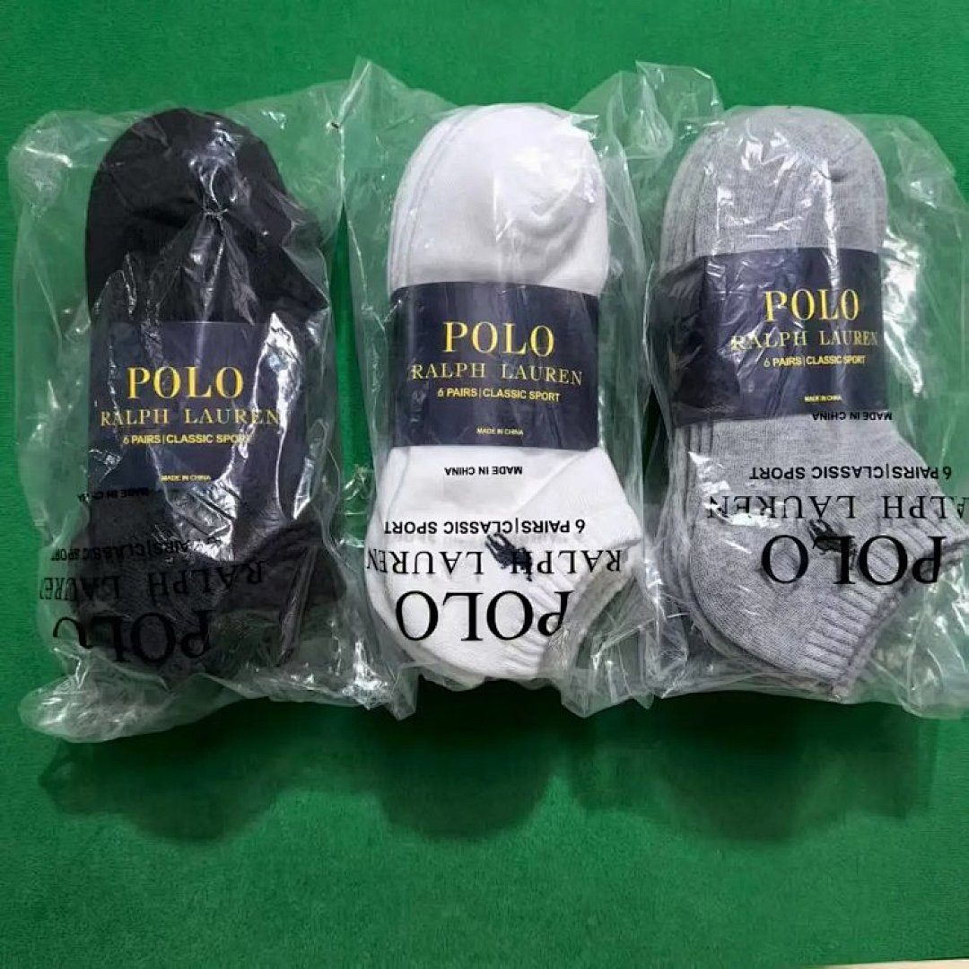 Other P,O.L.O 6 Pairs Quick-Drying Cotton Socks - Image 2