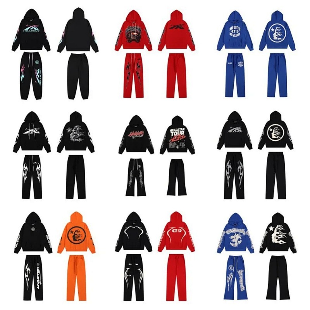 Christian Louboutin H,S Retro Letter Print Hooded Sweatshirt - Image 2