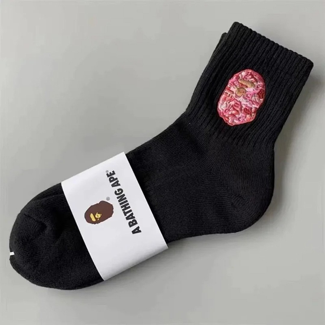 Other B.A.P.E Embroidered-Label Cotton Mid-Barrel Heavy Fashion Sports Stockings - Image 18