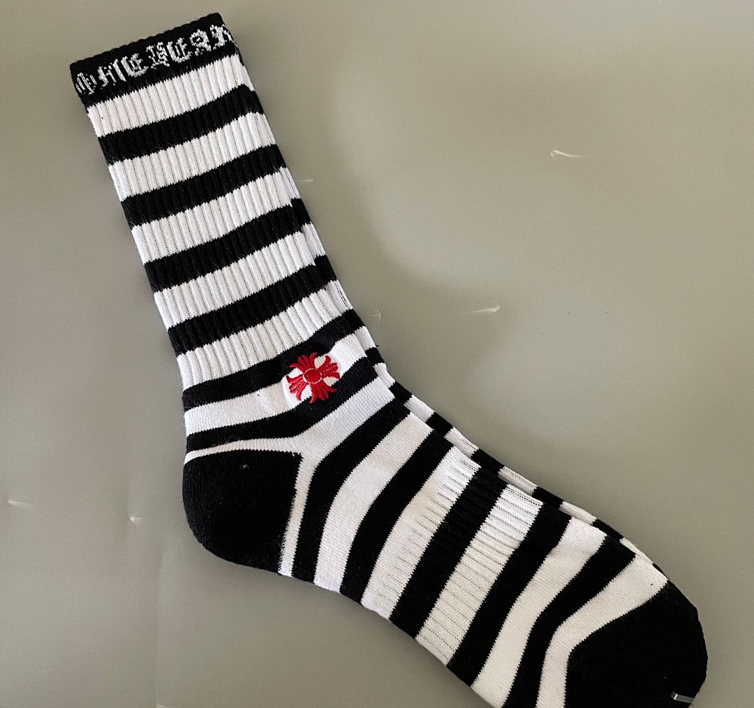 Other C.H.R.O.M.E H.E.A.R.T.S Towel Bottom Red Embroidered Socks - Image 27