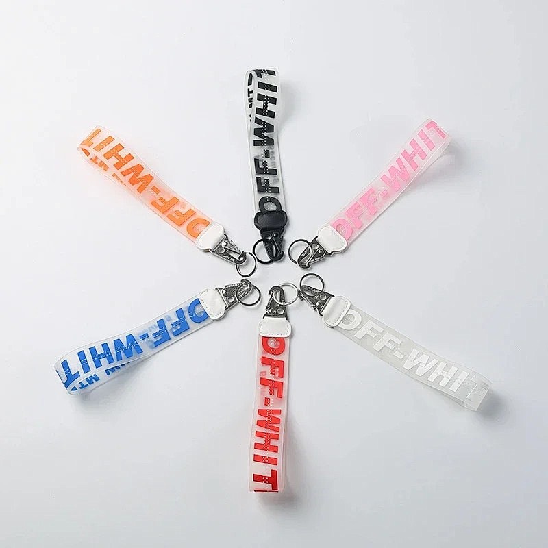 O.F.F Jelly Off White Letter-Printed Electroplated Backpack Ow Hanging Ornament, photo 1