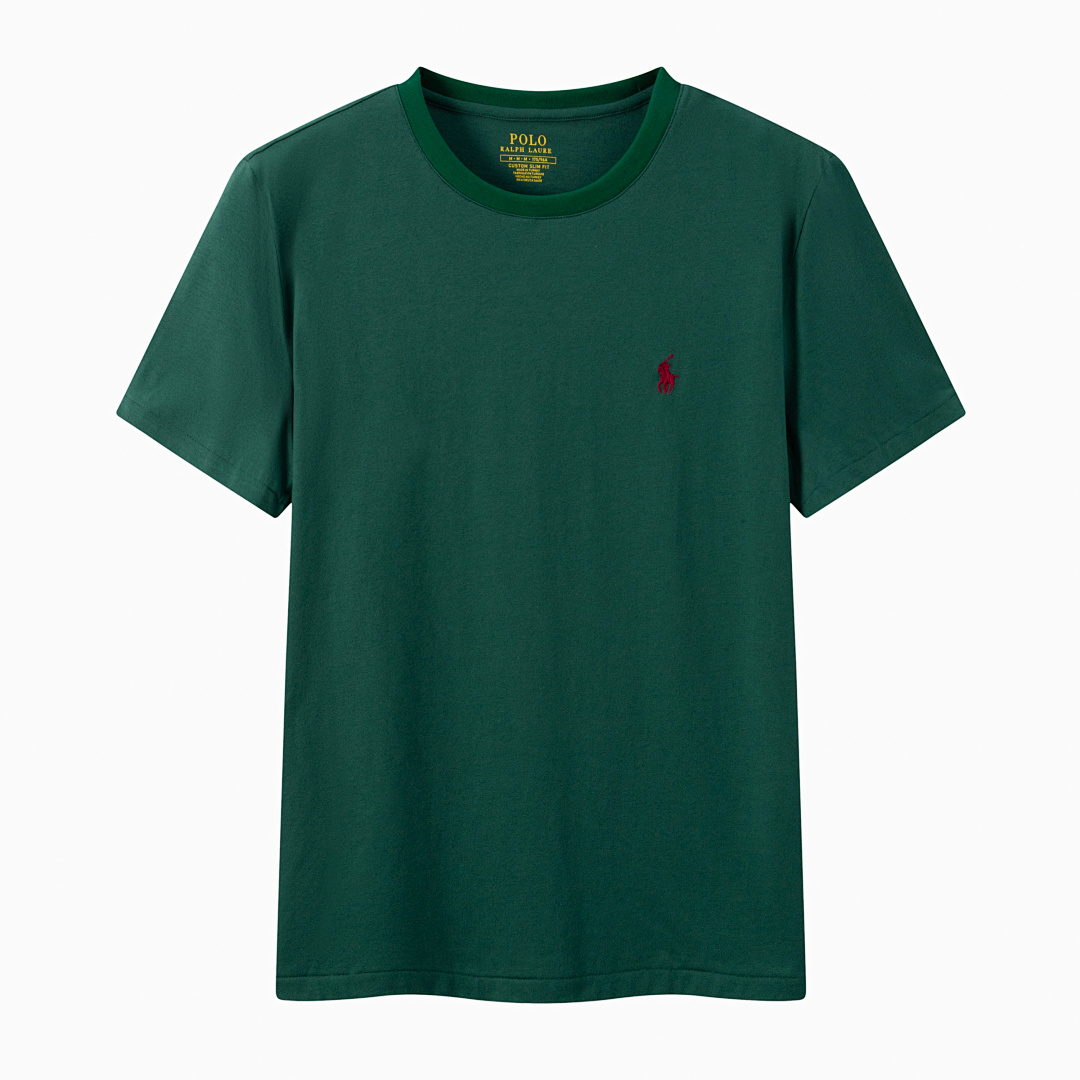 Christian Louboutin R.L Round Neck T-Shirt Cotton Short Sleeve - Image 35
