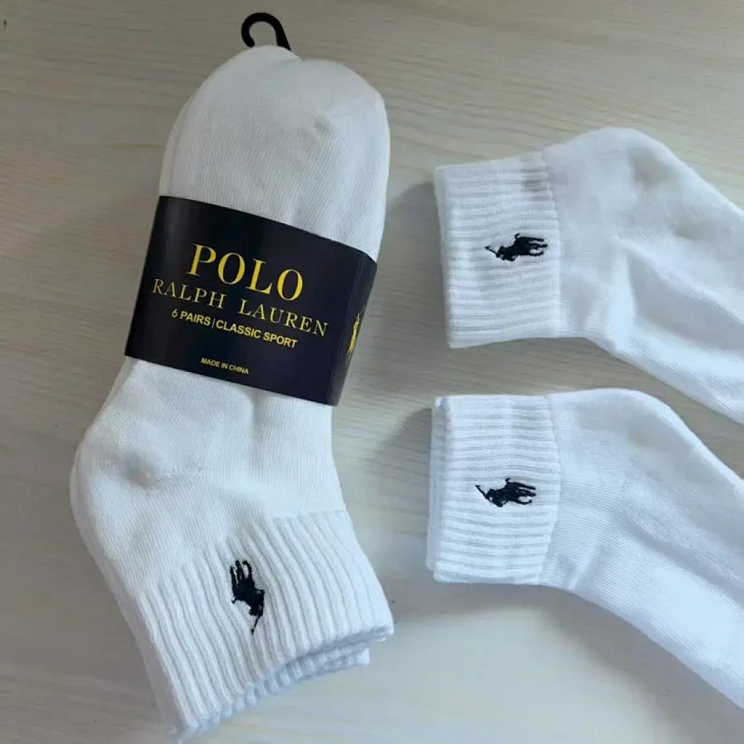 Other P,O.L.O 6 Pairs Quick-Drying Cotton Socks - Image 6