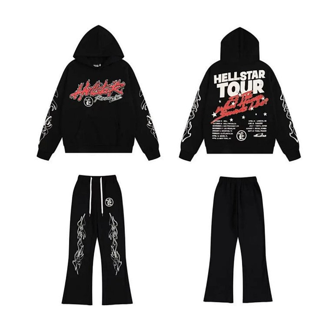 Christian Louboutin H,S Retro Letter Print Hooded Sweatshirt - Image 7