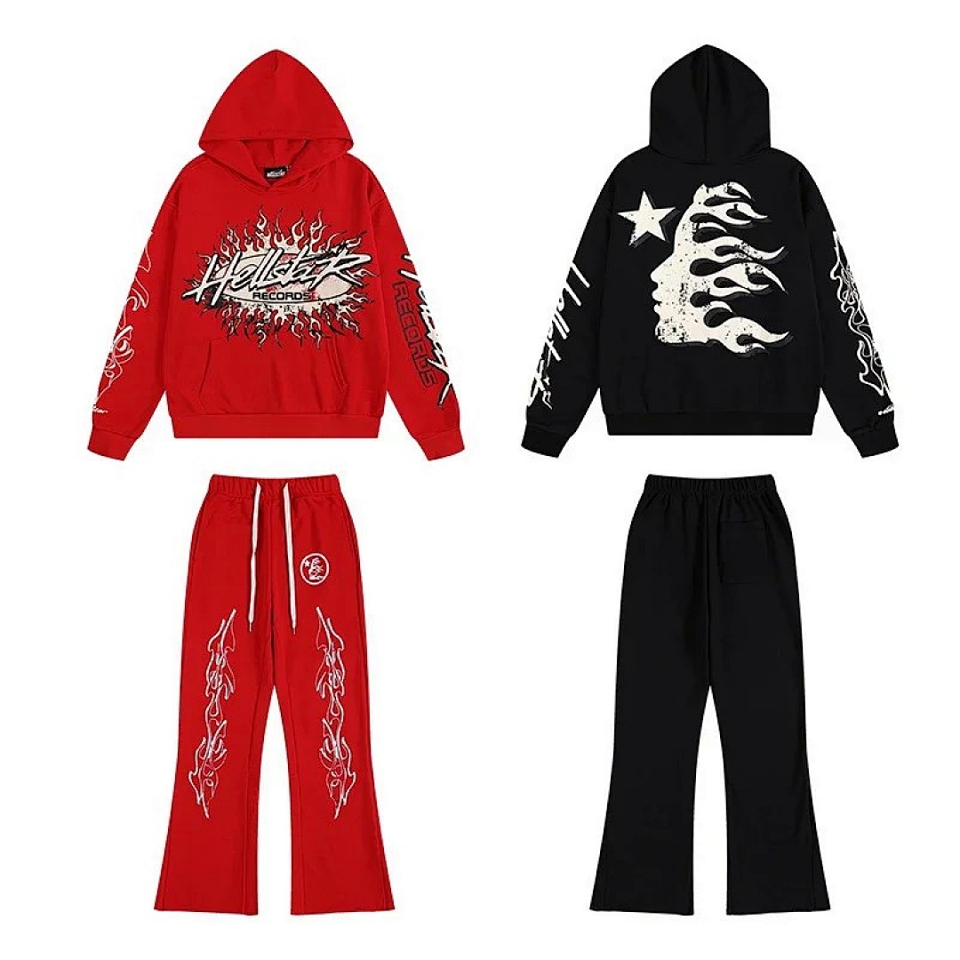 Christian Louboutin H,S Retro Letter Print Hooded Sweatshirt - Image 6