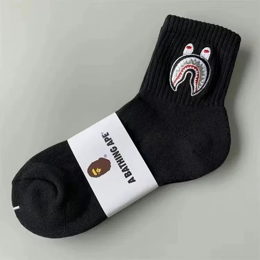 Other B.A.P.E Embroidered-Label Cotton Mid-Barrel Heavy Fashion Sports Stockings - Image 21