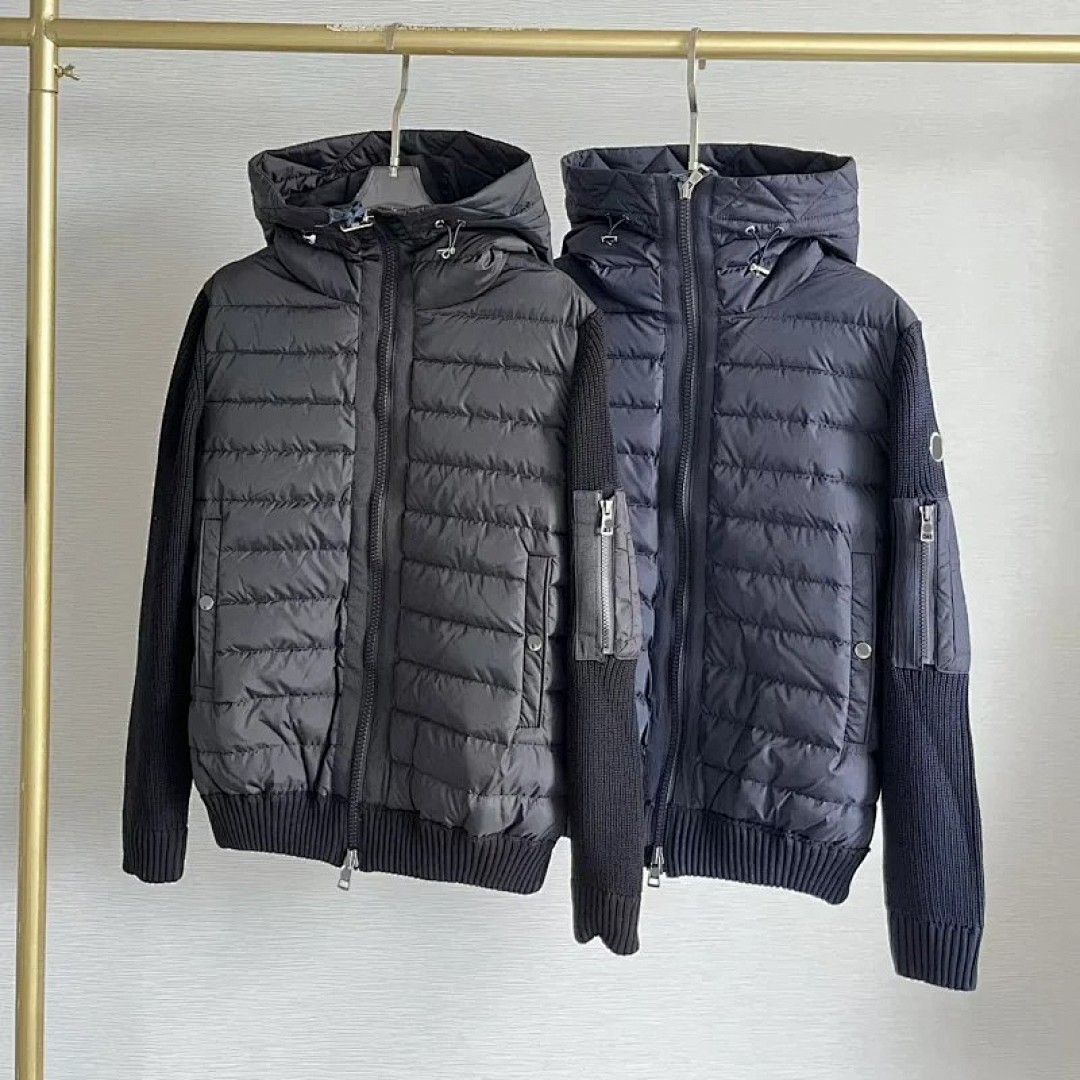Christian Louboutin Christian Louboutin Mon.C.Ler Knitted Patchwork Down Jacket, photo 1