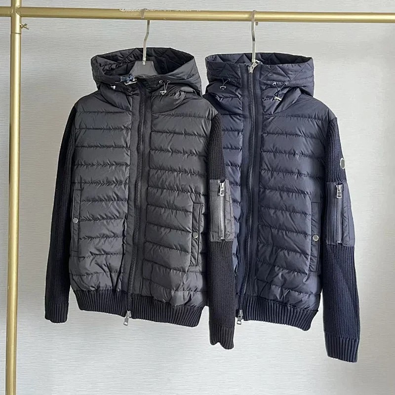 Christian Louboutin Christian Louboutin Mon.C.Ler Knitted Patchwork Down Jacket, photo 1