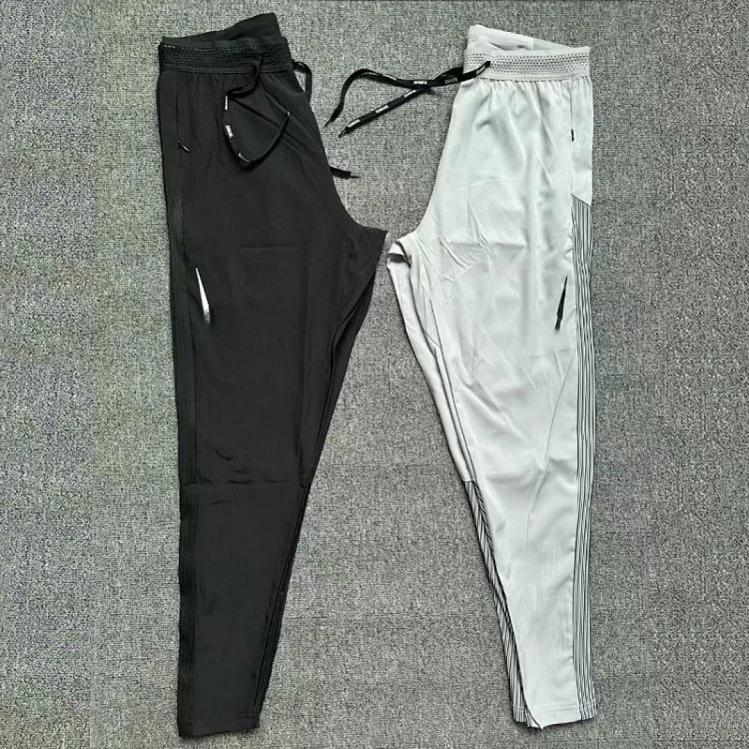 Christian Louboutin Best-Selling, Multiple Styles, Quick-Drying And Breathable, Quilted Fitness Running Zipper Pants - Image 9