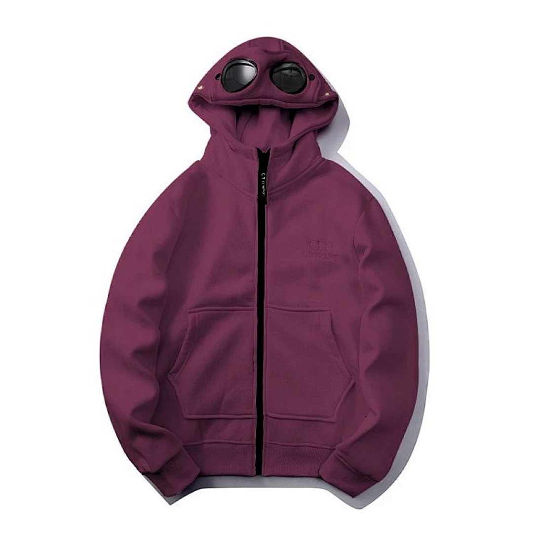 Christian Louboutin C,P New Couple's Hoodie With Round Lenses And Zipper - Image 18