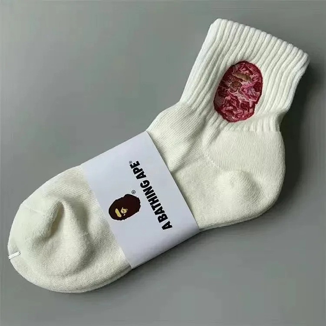 Other B.A.P.E Embroidered-Label Cotton Mid-Barrel Heavy Fashion Sports Stockings - Image 16