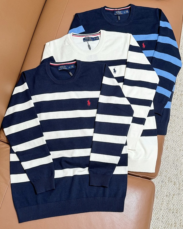 Christian Louboutin Christian Louboutin R.L Striped Crew Neck Sweater, photo 1