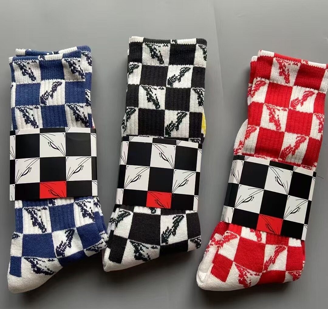 Other C.H.R.O.M.E H.E.A.R.T.S Towel Bottom Red Embroidered Socks - Image 4