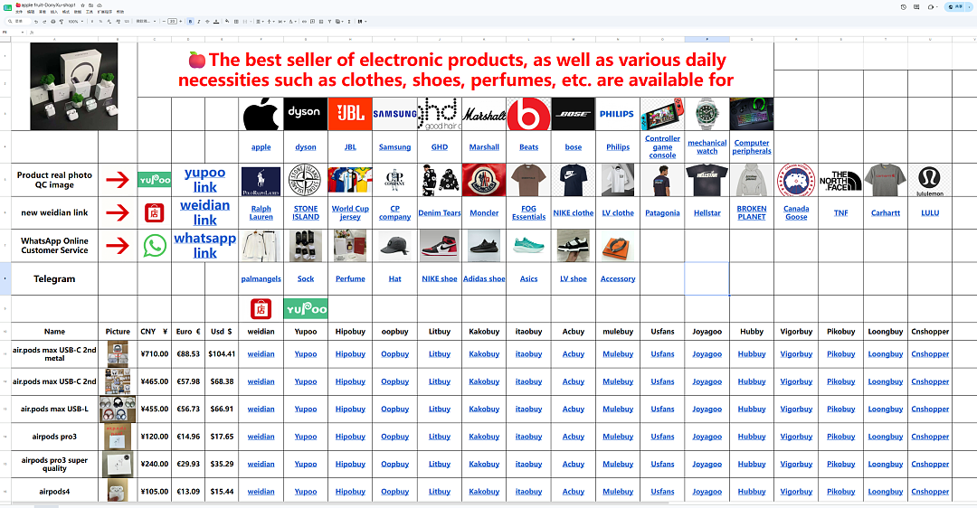 Chanel Chanel Google Spreadsheet, photo 1