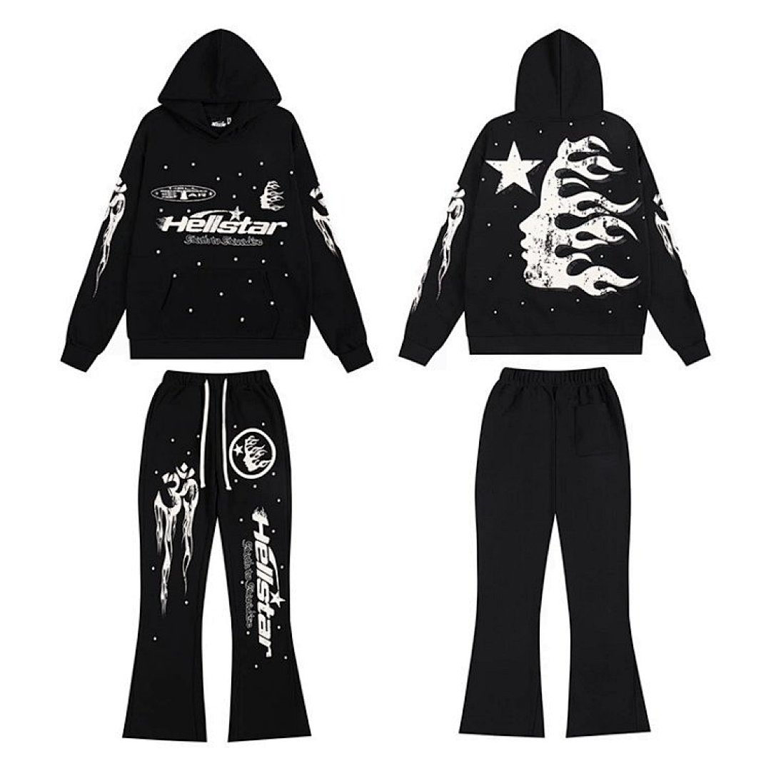 Christian Louboutin H,S Retro Letter Print Hooded Sweatshirt - Image 11