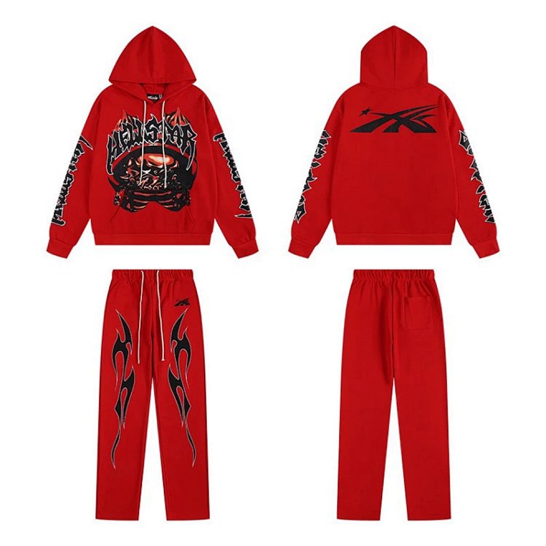 Christian Louboutin H,S Retro Letter Print Hooded Sweatshirt - Image 12