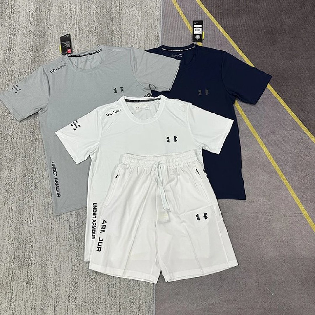 Christian Louboutin Christian Louboutin UA Ice Silk Elastic Sports Shorts With Short Sleeves, New Style Set Of Clothing, photo 1