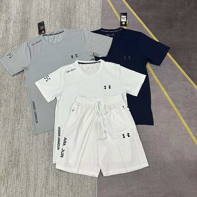 Christian Louboutin Christian Louboutin UA Ice Silk Elastic Sports Shorts With Short Sleeves, New Style Set Of Clothing, photo 1