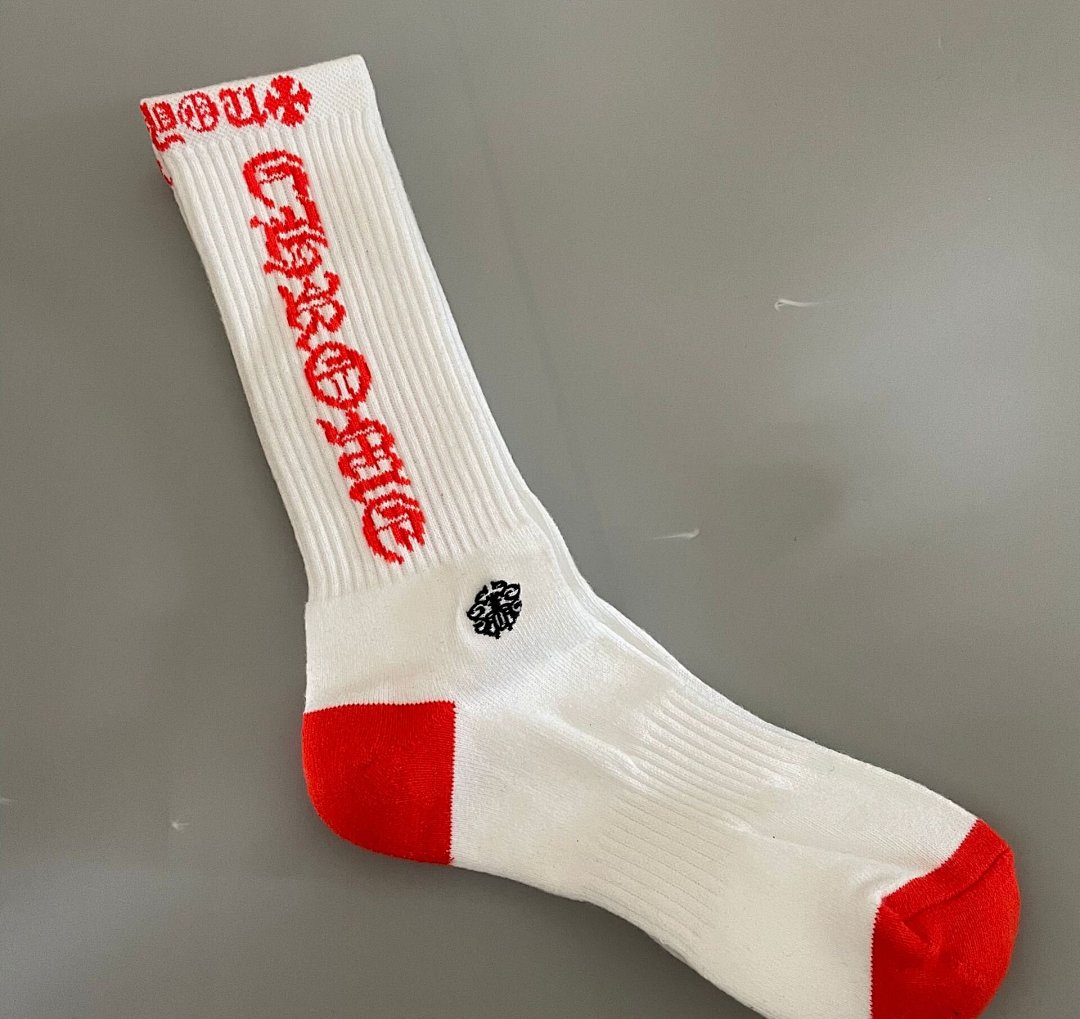Other C.H.R.O.M.E H.E.A.R.T.S Towel Bottom Red Embroidered Socks - Image 38