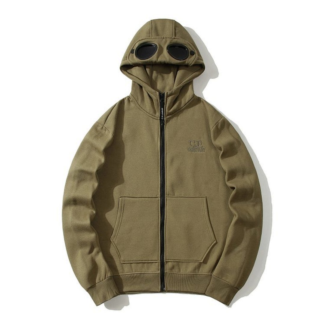 Christian Louboutin C,P New Couple's Hoodie With Round Lenses And Zipper - Image 14