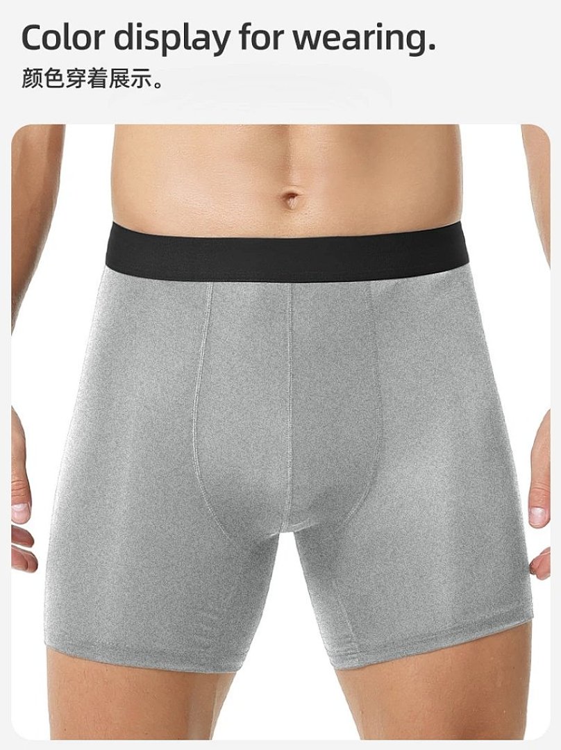 Other Man's Large-Sized, Anti-Wear Leg, Ice Silk Lightweight Breathable Shorts - Image 7