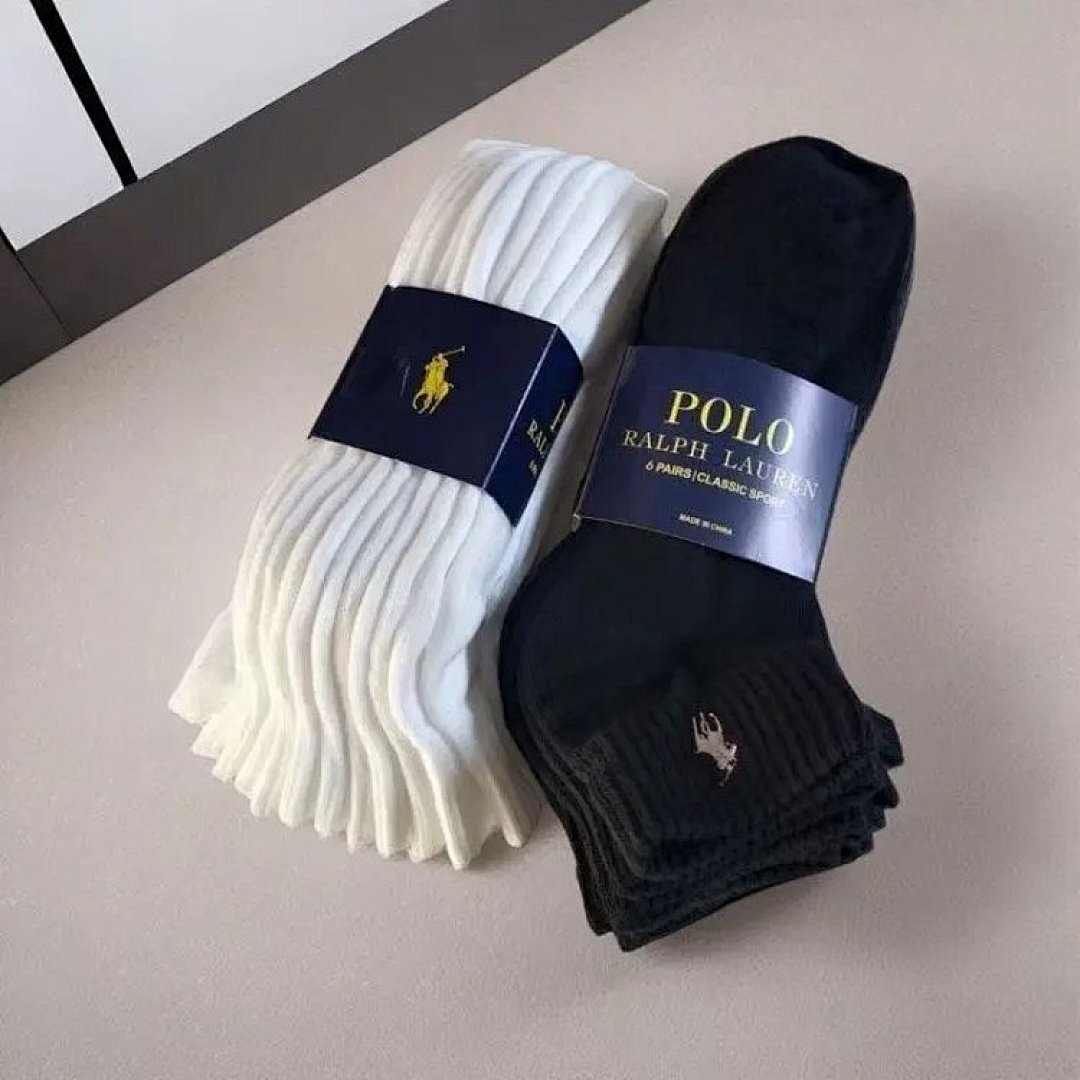 Other P,O.L.O 6 Pairs Quick-Drying Cotton Socks - Image 9