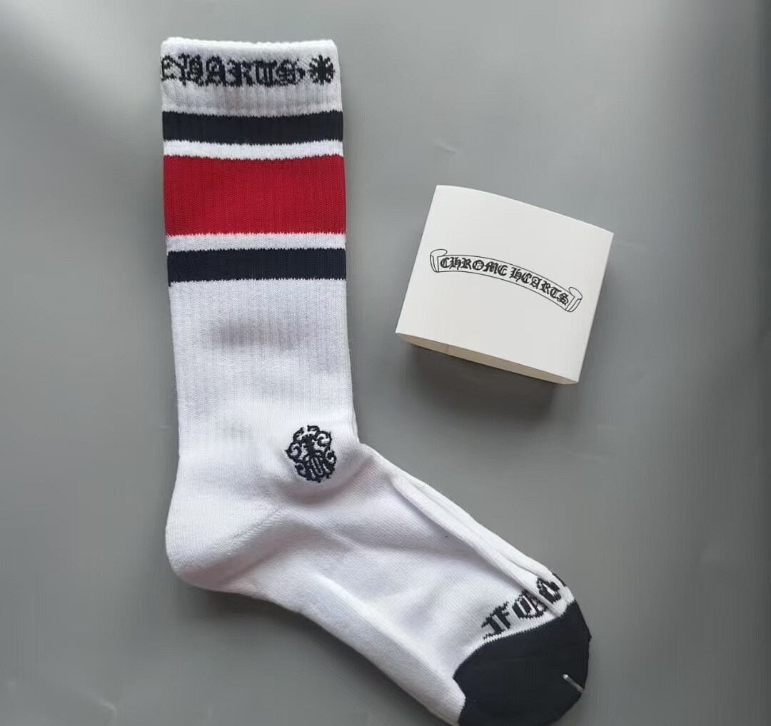Other C.H.R.O.M.E H.E.A.R.T.S Towel Bottom Red Embroidered Socks - Image 11