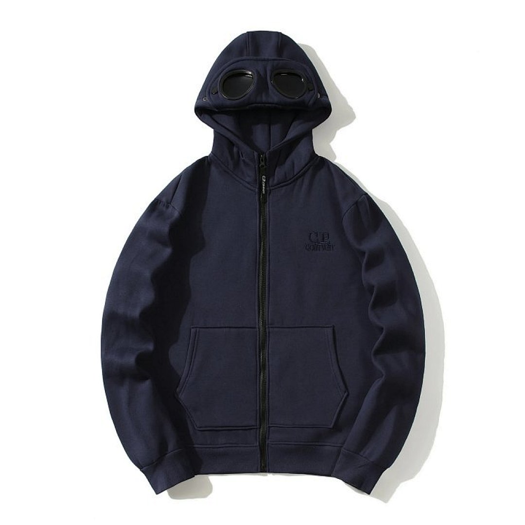 Christian Louboutin C,P New Couple's Hoodie With Round Lenses And Zipper - Image 4
