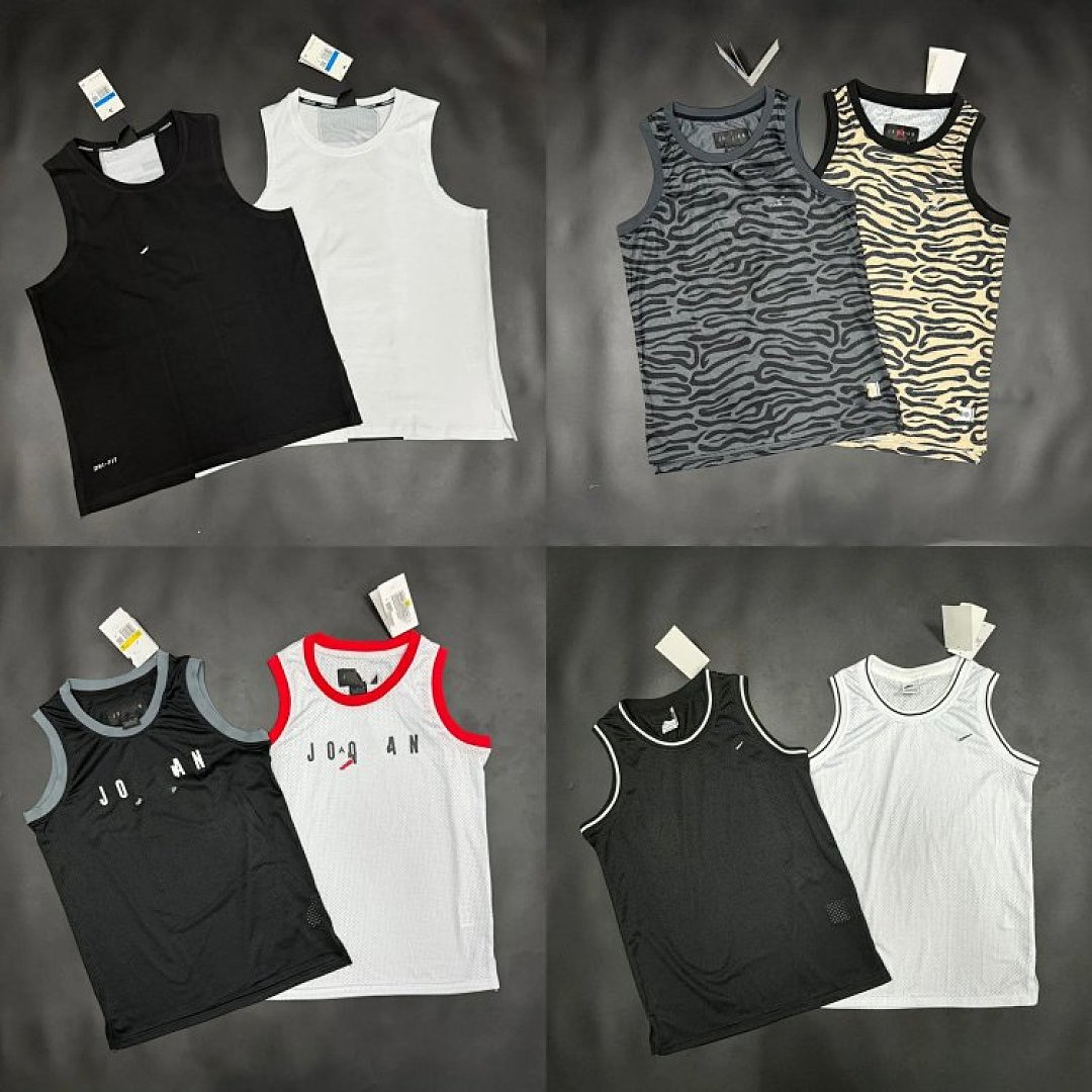 Christian Louboutin Christian Louboutin Nike, Sports Mesh Vest, Pure Cotton, Loose Fit, Breathable, photo 1