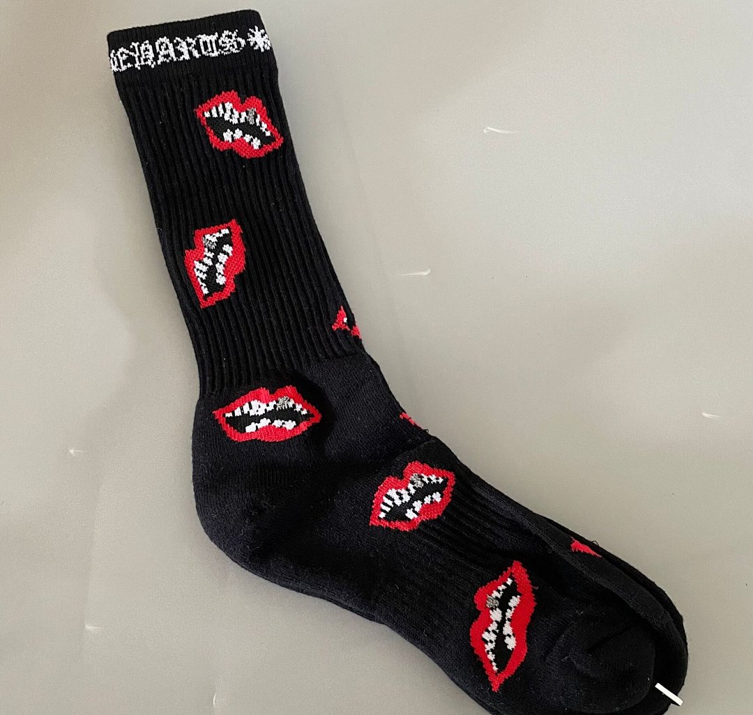 Other C.H.R.O.M.E H.E.A.R.T.S Towel Bottom Red Embroidered Socks - Image 33