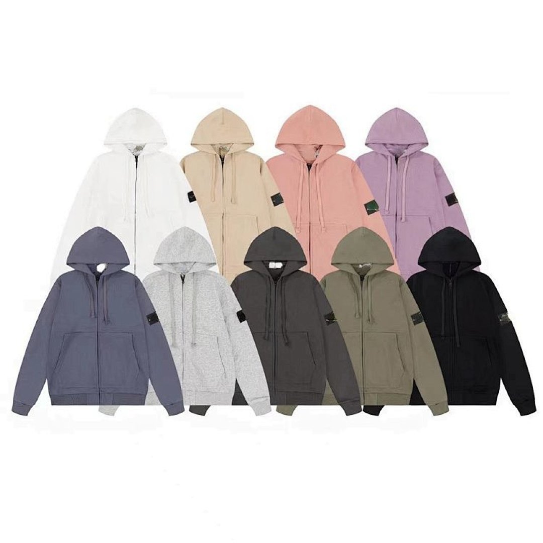 Christian Louboutin Christian Louboutin I.STONE Solid Color Hoodie Zipper Loose, photo 1