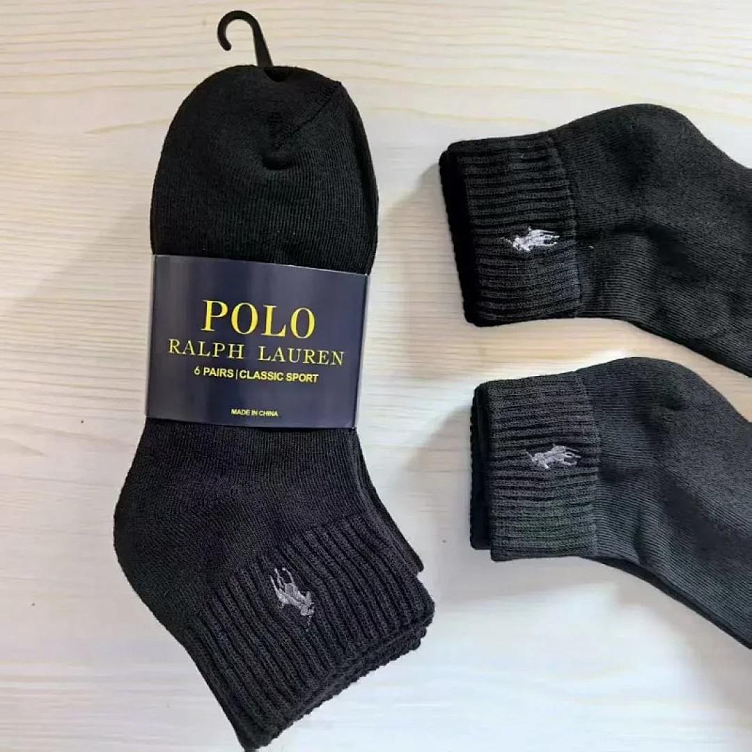 Other P,O.L.O 6 Pairs Quick-Drying Cotton Socks - Image 13