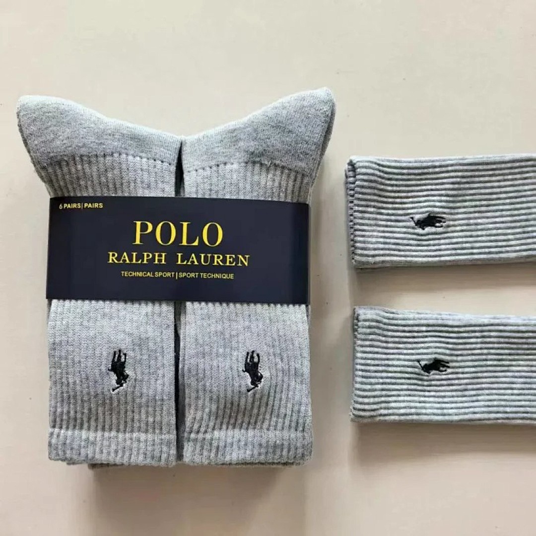 Other P,O.L.O 6 Pairs Quick-Drying Cotton Socks - Image 11