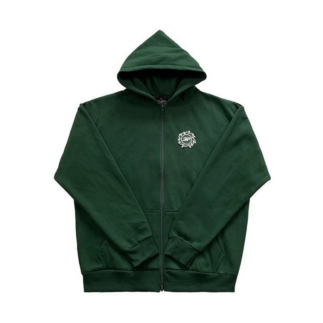 Christian Louboutin B.P, Foamed Letter And Fleece Zipper Sweatshirt - Image 16