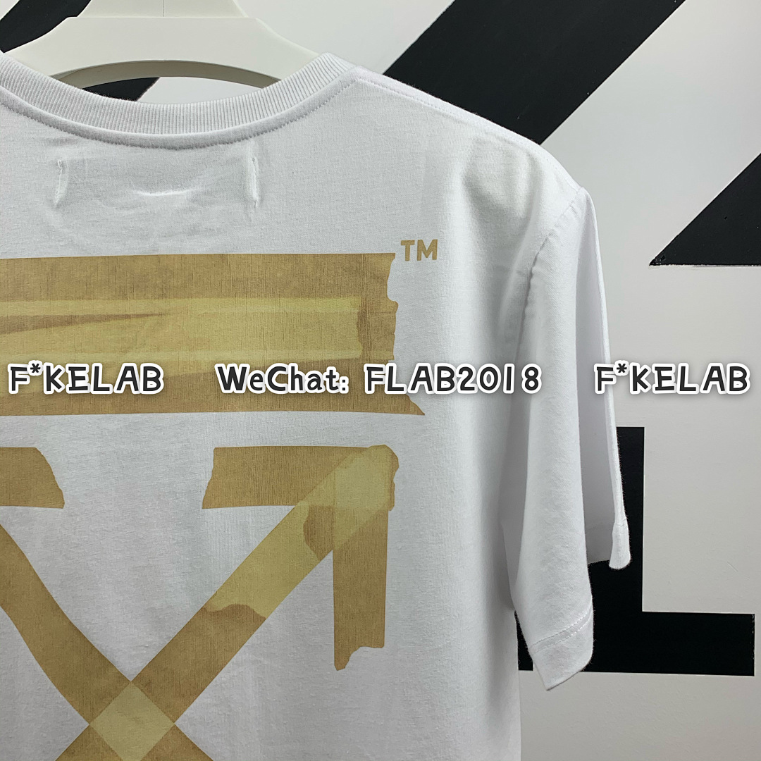Off-White TAPE ARROWS T-SHIRT 20SS WHITE (ALL SIZE IN STOCK) - Image 11