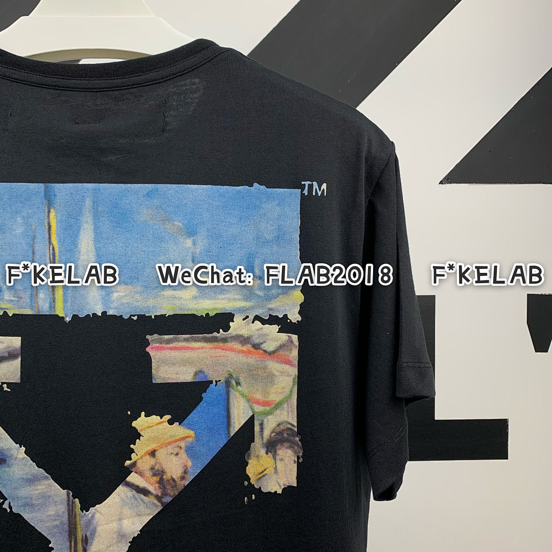 Unbranded DIAG MULTICOLOR T-SHIRT 19SS BLACK (ALL SIZE IN STOCK) - Image 6