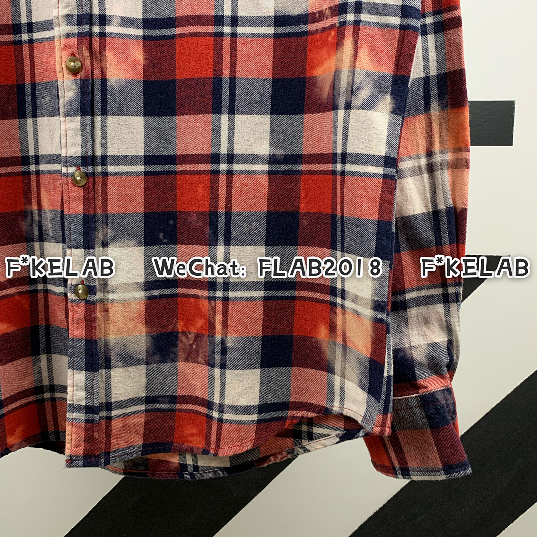 Unbranded AC BROKEN SHIRT 18FW (RED) - Image 9